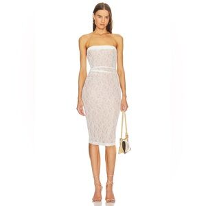 Michael Costello × REVOLVE Noa Midi Dress in Ivory
Size L
